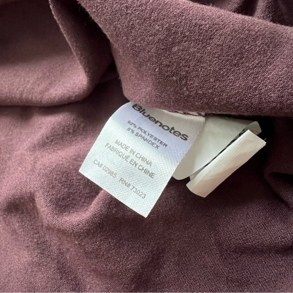 Bluenotes Purple Long Sleeve Bodysuit - Picture 9 of 10